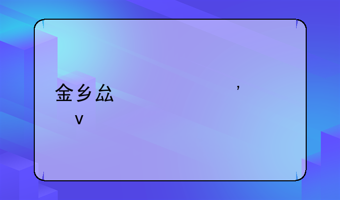 金乡县公安局杨建