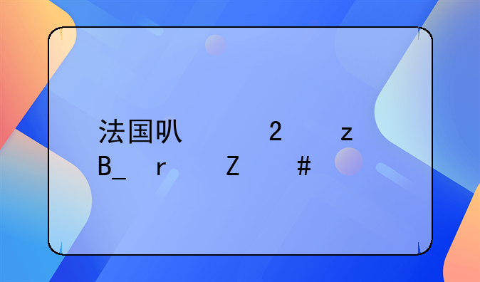 法国可以持枪吗最新消息